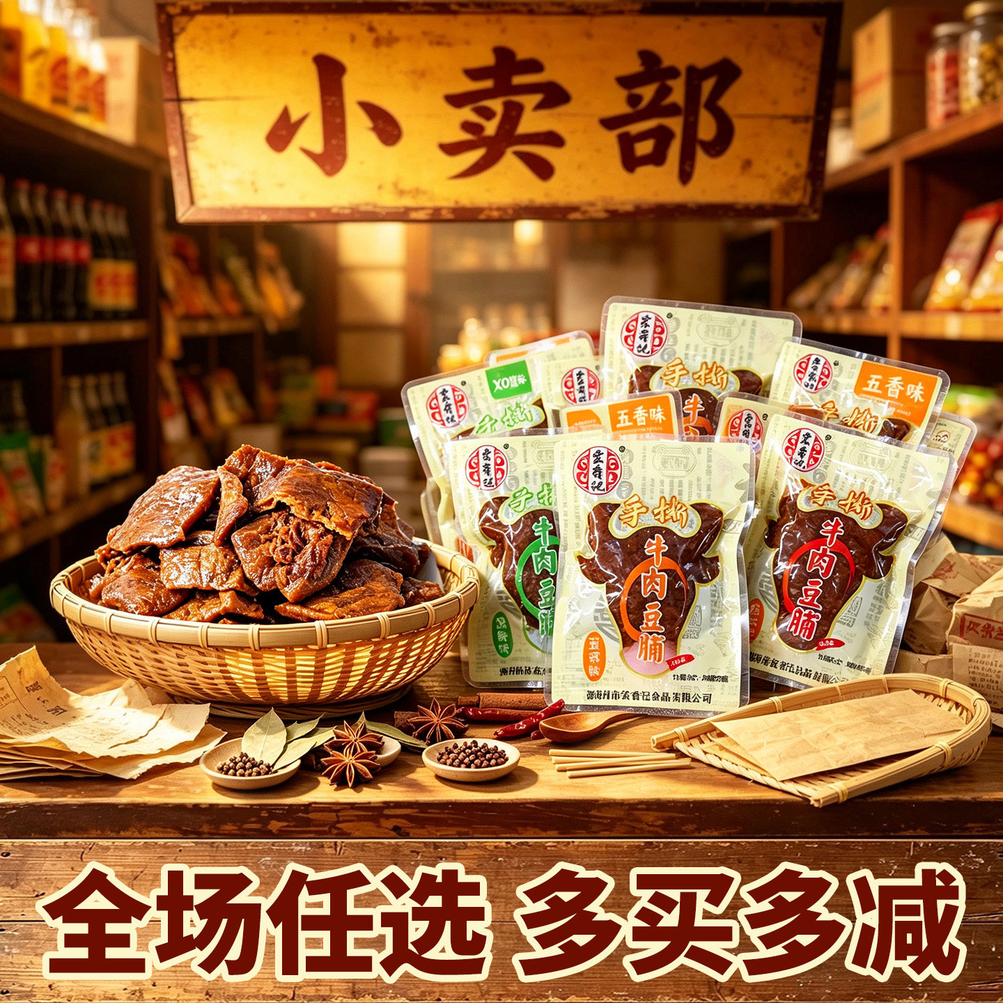 宏香记手撕牛肉豆脯散装即食豆腐干小包装五香素肉休闲小吃零食品