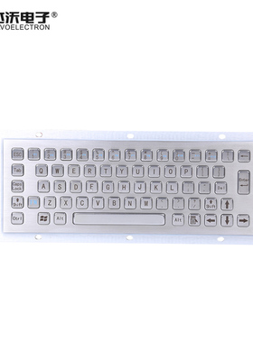 达沃D-8601嵌入式不锈钢金属工业自动化设备操作台专用键盘