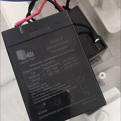 LONGWAY龙威儿童电动车电瓶12V电池通用6V4.5ah三轮摩托车3FM4.5