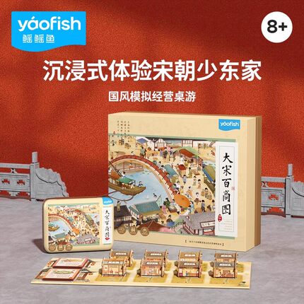 大宋百商图迷你版掌上宋朝模拟经营儿童益智趣味玩小手玩转汴梁8+