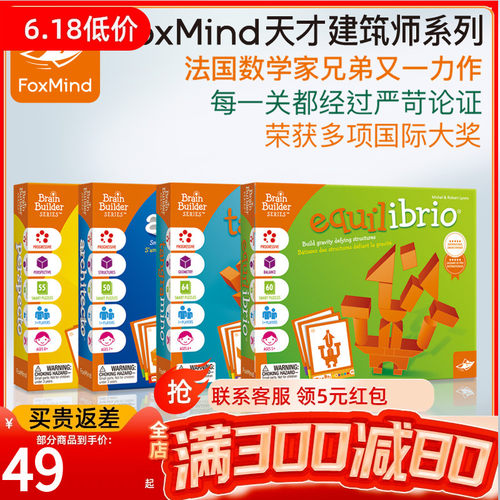 空间思维拼接积木益智FoxMind