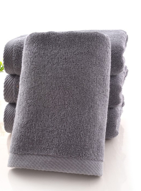 灰色毛巾全棉火疗足浴店用 美容院包头巾铺床浴巾SPA加厚澡巾定制