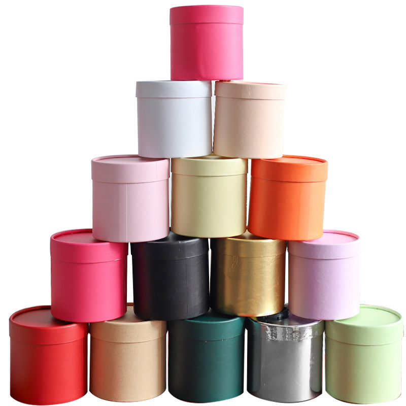 圣诞节万圣节彩色小号抱抱桶礼物礼品花束插花桶抱桶白色黑色牛皮