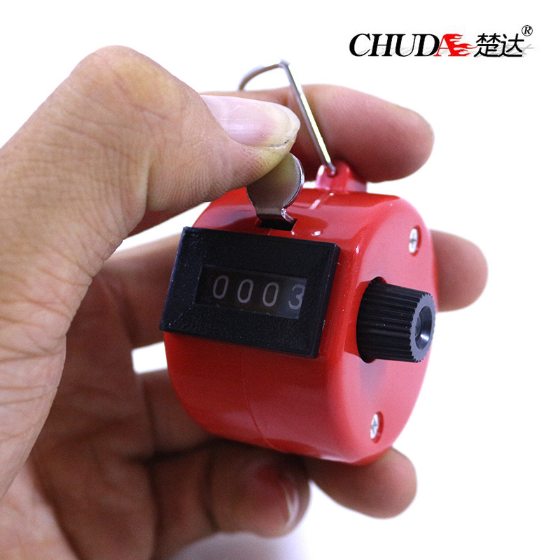 楚达迷你计数器塑料统计人数 人流机械多色可选少儿玩具计数器