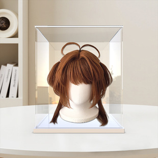 cos假发头模展示盒毛娘打包收纳盒兽头装扮放置模特头修毛防尘盒