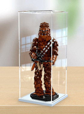 亚克力收纳盒子适用75371星球大战系列丘巴卡高清透明展示盒