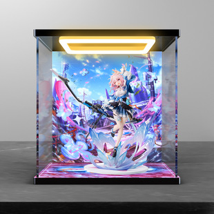 适用APEX-TOYS 崩坏：星穹铁道三月七手办模型回灯款亚克力收纳盒
