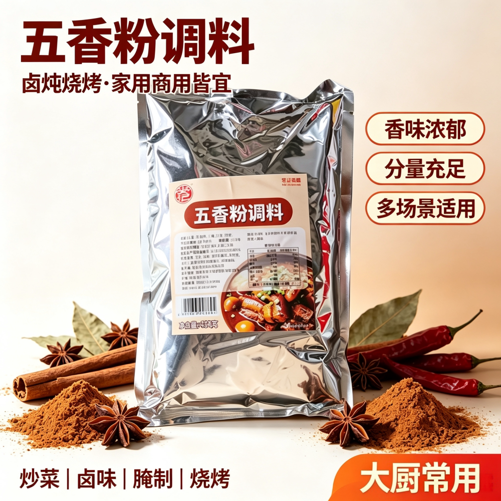 安记五香粉调料454克包装图片