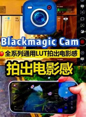 blackmagic Cam通用709调色Lut电影感120款iPhone通用709调色创意