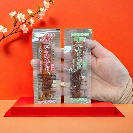 青海特色藏百味牦牛脆皮筋散称毛牛蹄.筋卤味零食小吃独立小包装