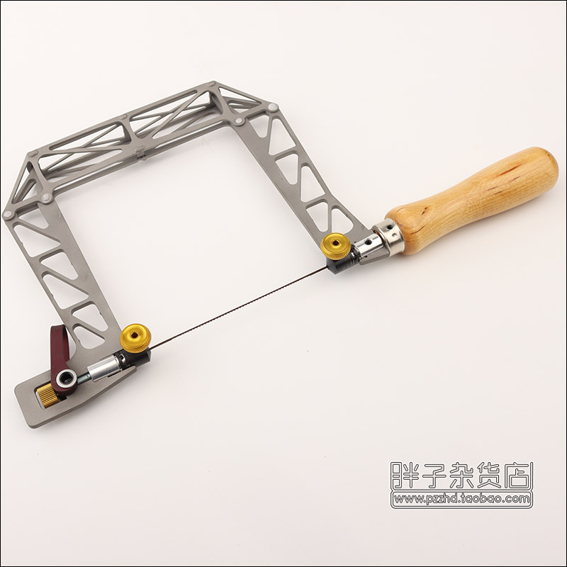 美国Knew concepts 钛合金Ti版珠宝木工手工拉花锯 手锯DIY曲线锯