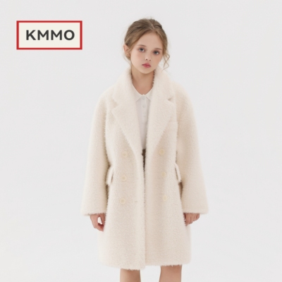 女童皮草外套加厚保暖