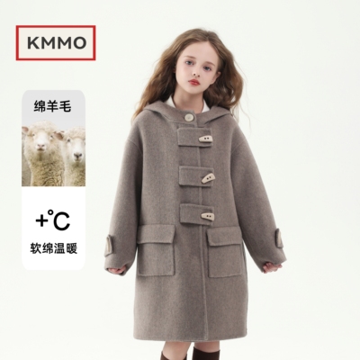 儿童呢子外套2025秋冬季新款