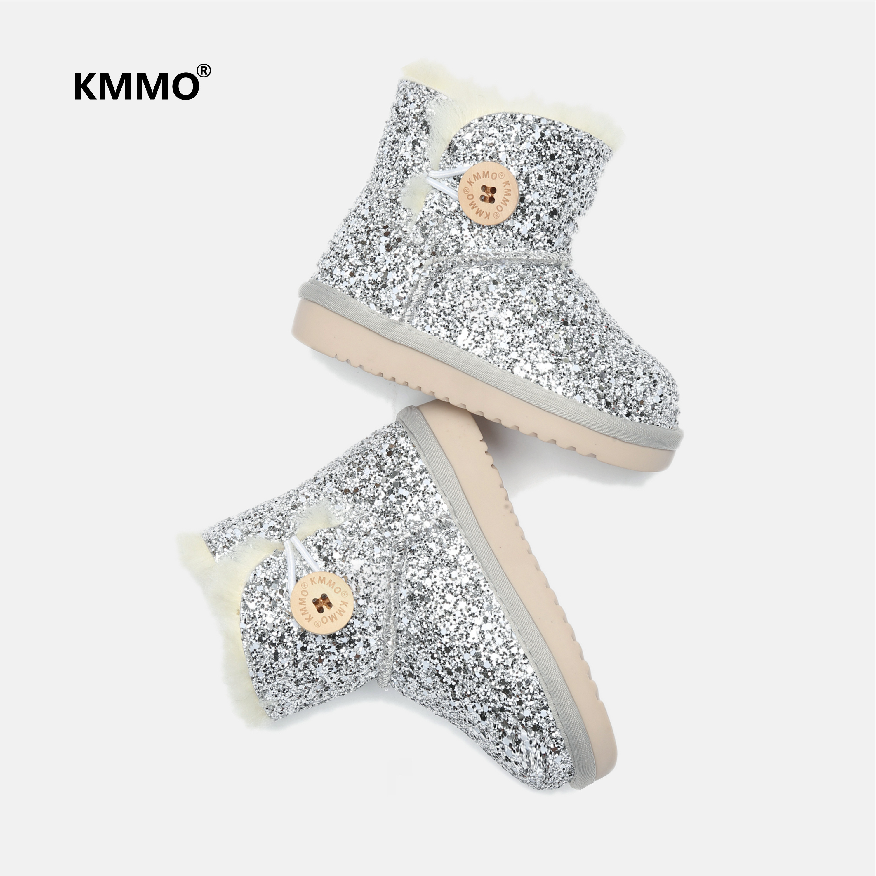 KMMO童鞋2025冬季新款女童雪地靴公主保暖儿童棉鞋防滑,童鞋/婴儿鞋/亲子鞋,雪地靴,淘宝优惠券,粉丝福利购,淘宝优惠卷