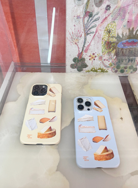 24 hatch “芝士多多”大孔全包韩国单层菲林手机壳硬壳适用于苹果13-15系列