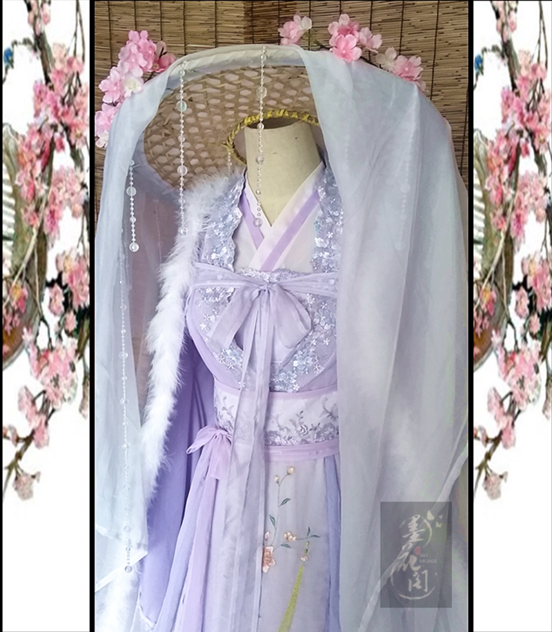 【墨花阁】原创古装cos女装【轻烟胧月】嫦娥奔月中秋古装造型