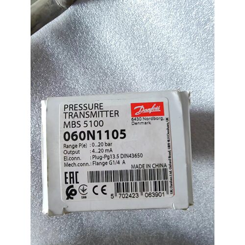 丹佛斯 压力传感器 mbs 5100 060N1105 全新