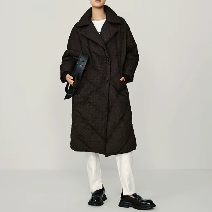 【商场同款】玛菲2025冬季外套中长款深冬休闲穿搭羽绒服