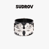 SUDROV Trace™系列银杏叶真皮银手镯 Nature 素觉2025F W秋冬新品
