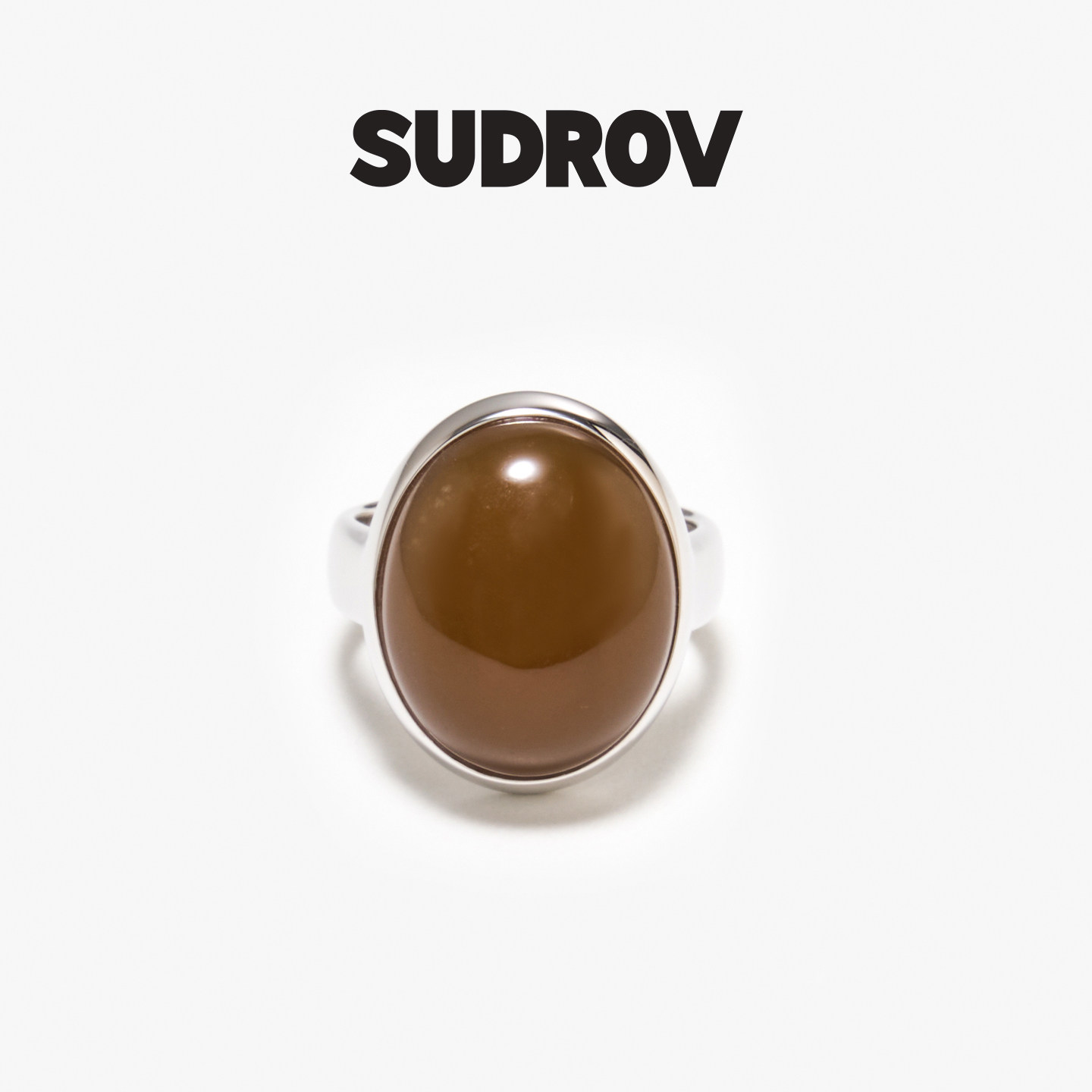 SUDROV/素觉2025F/W 新品厚重宝石戒指和田玉指环个性气质手饰