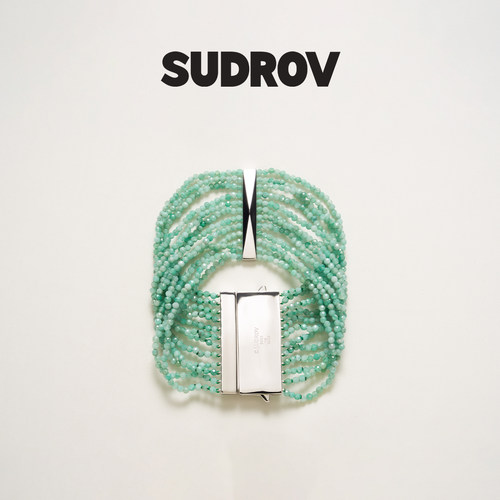 SUDROV素觉925银祖母绿轻奢手链