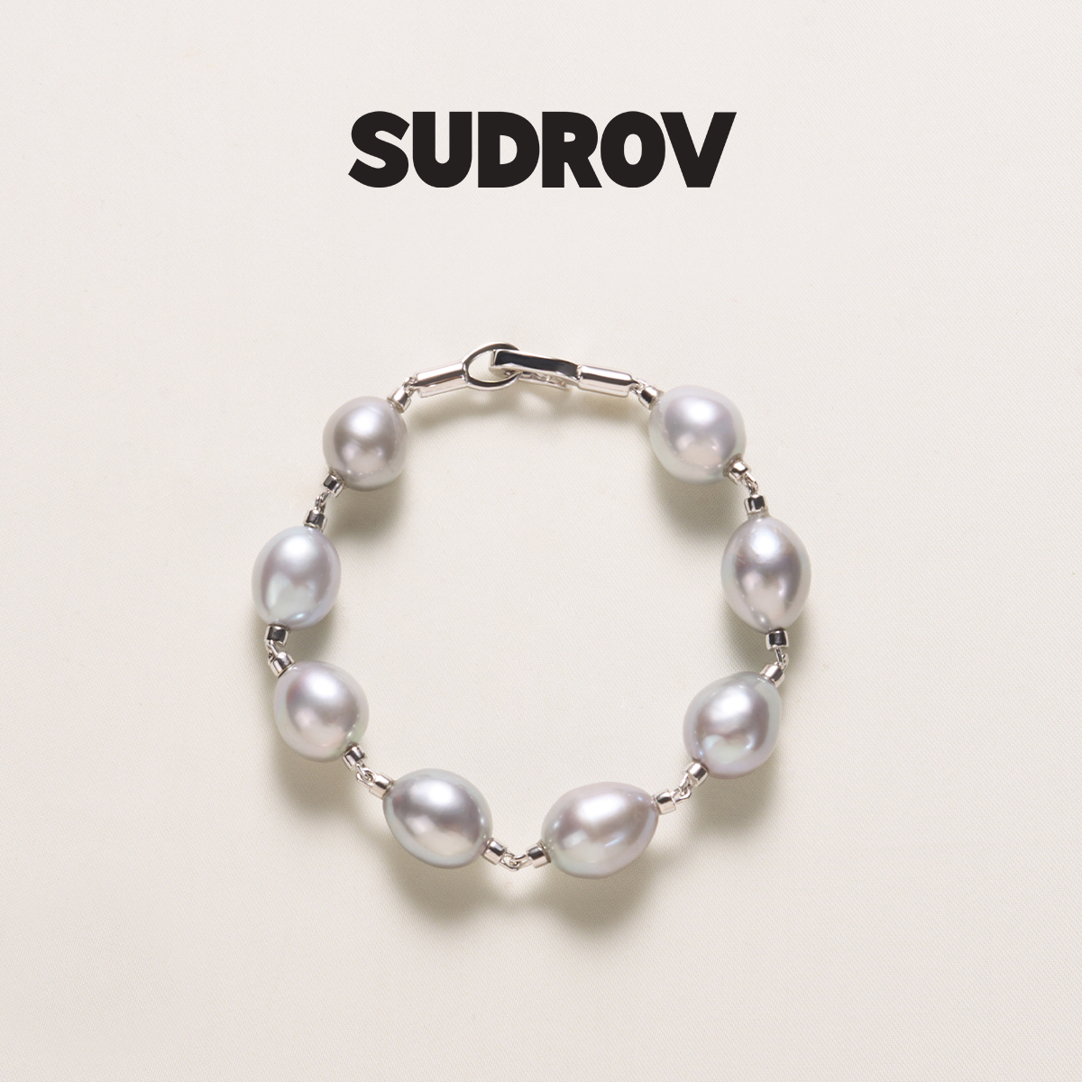 SUDROV素觉925银珍珠小众设计