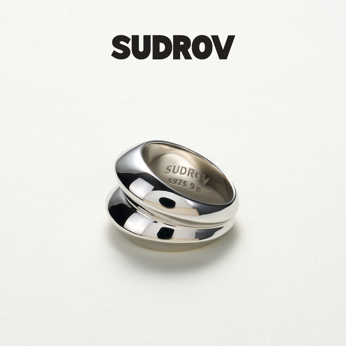 SUDROV素觉女925银个性戒指