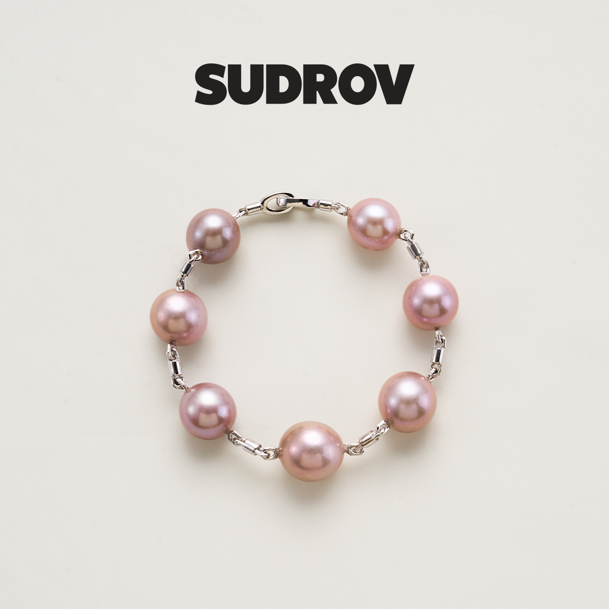 SUDROV素觉女925银珍珠手链