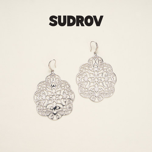 SUDROV素觉新中式夸张耳环