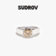 极简设计高级感莫桑石戒指气质百搭精致指环 SUDROV 素觉2025F