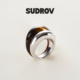 小众轻奢新中式 SUDROV素觉戒指 2025新款 虎眼石指环女食指戒