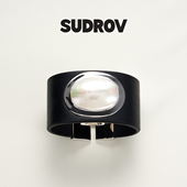 手饰 SUDROV素觉手镯小众设计925银轻奢精致高级感真皮贝壳个性