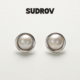 SUDROV素觉马贝耳钉轻奢极简耳饰女高级感耳环送女友生日新年礼物