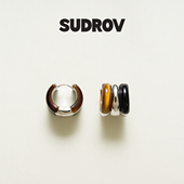 SUDROV素觉独特耳饰耳钉耳环新中式 耳坠轻奢耳圈女耳扣新年礼物