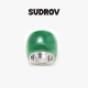 SUDROV素觉2025新品 非洲翠珠宝玉石戒指女绿色宝石指环新年礼物