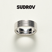 SUDROV素觉戒指纯银情侣对戒简约气质时尚 婚戒送女友生日新年礼物