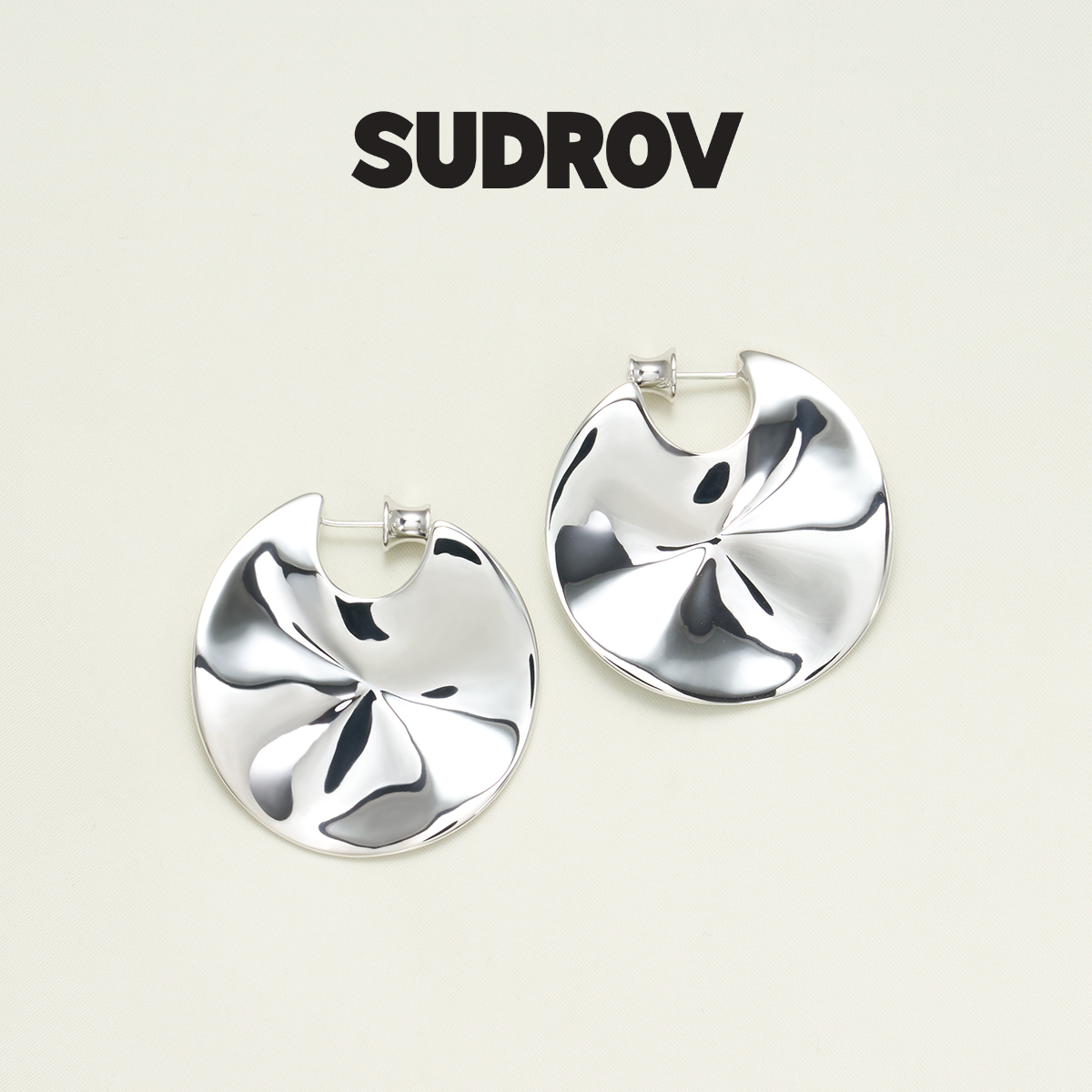 SUDROV素觉新款小众纯银耳钉