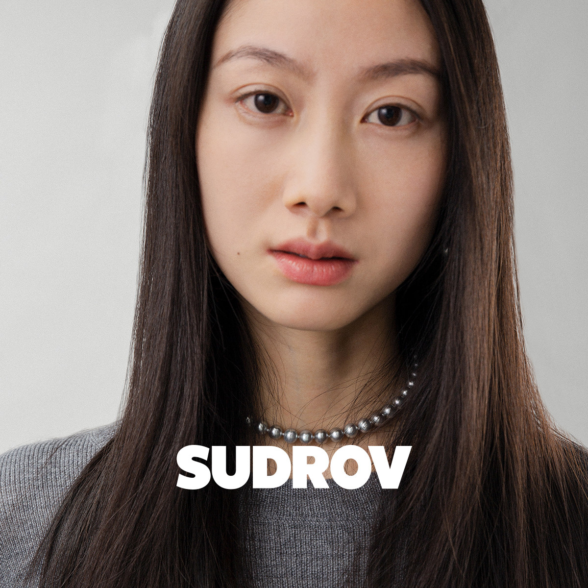 素觉小众真多麻色轻奢珍珠项链银颈链灰色巴洛克锁骨链女圣诞礼物