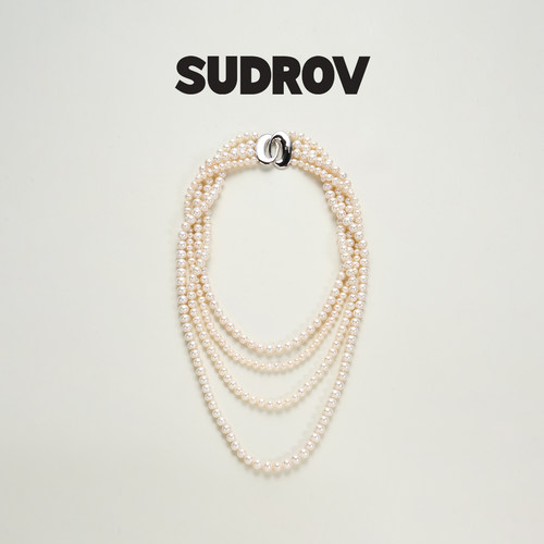 SUDROV素觉925银淡水珍珠新款