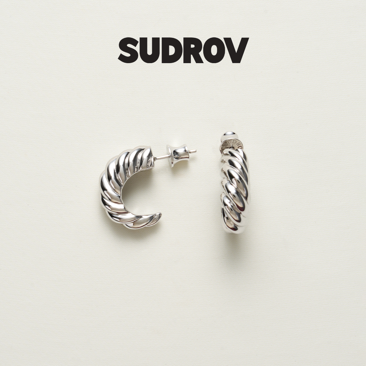SUDROV素觉925银设计感耳环耳饰
