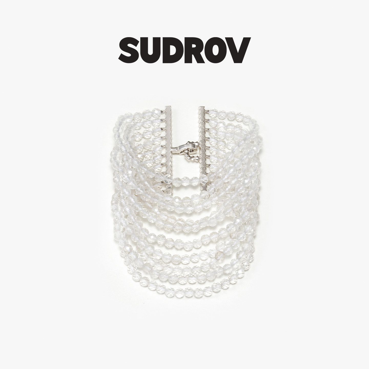 【热销新品】SUDROV素觉2026新品高级感宝石手镯白水晶手链女时尚