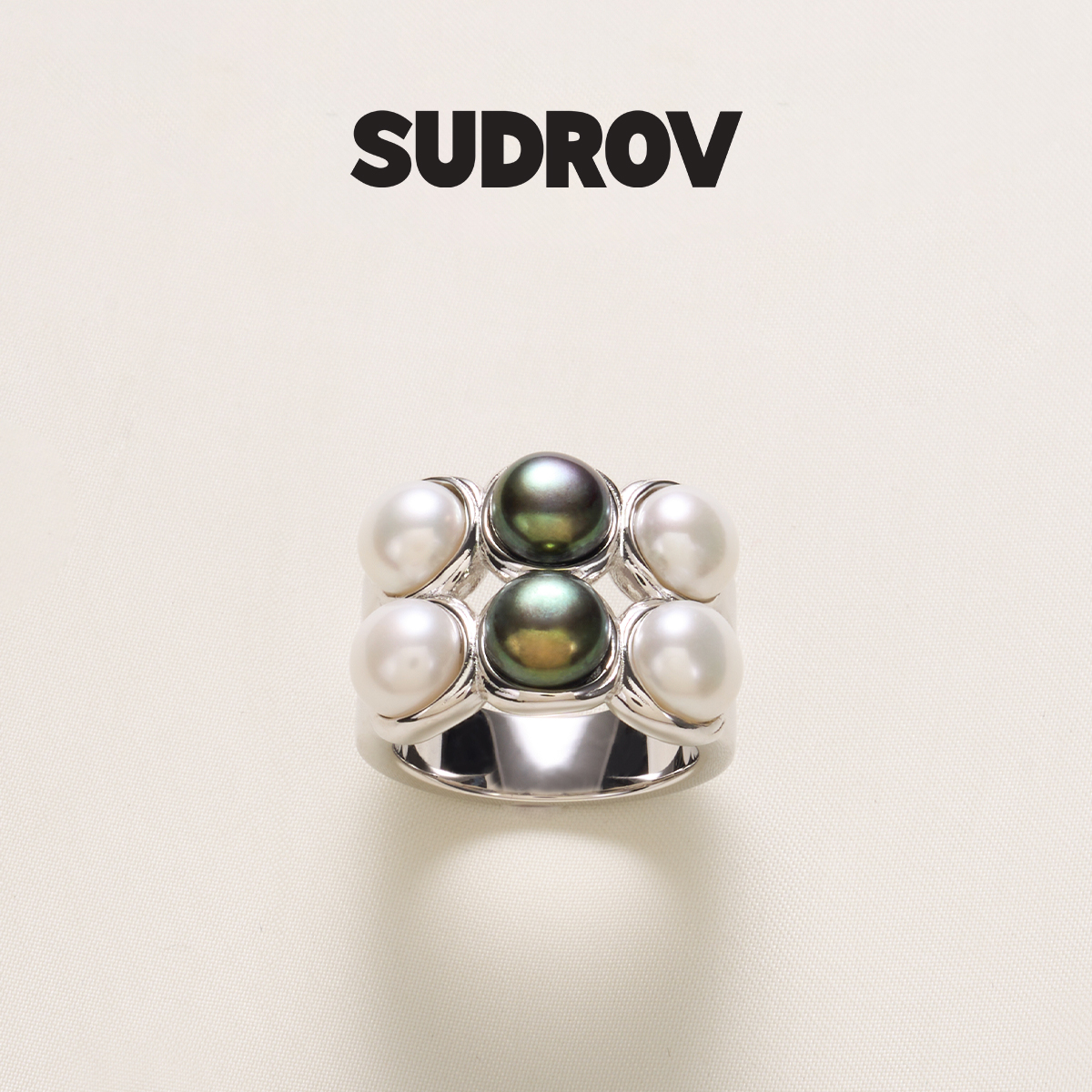 SUDROV素觉女925银小众设计戒指