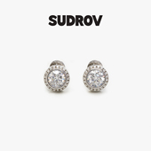 W光不炽烈但恒久 SUDROV 素觉2025F 克拉小姐系列莫桑石耳饰耳钉