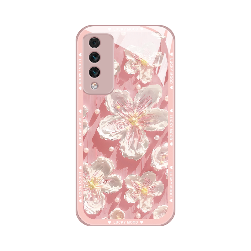 浮雕油画适用华为智选nzones7pro十手机壳新款液态玻璃中国移动S7pro+保护套全包女款sp300防摔SP200直边创意