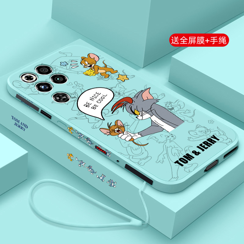 适用努比亚红魔11pro+手机壳卡通猫和老鼠红魔11SPro十硅胶保护套Nubia全包防摔软壳11Air液态个性创意男女款图片