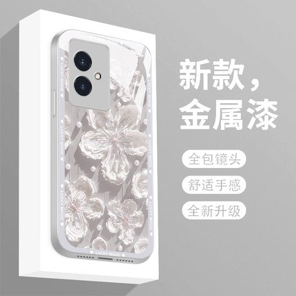 浮雕油画用于华为荣耀100手机壳新款液态玻璃荣耀100pro全包女款HONER一百潮牌简约防摔MAA-AN00直边个性创意