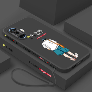 小米k40游戏版手机壳男生redmi增强新款女红米K40Gaming液态硅胶M2012K10C可爱卡通软套直边全包防摔超薄磨砂