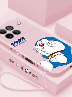 适用荣耀WIN手机壳叮当猫WINRT液态硅胶保护套卡通女款honor win高级时尚防摔AAK-AN00全包简约软壳