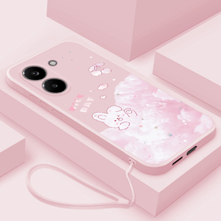 云中小兔适用红米turbo5手机壳液态新款小米turbo5max硅胶保护套TurBo5Max超薄可爱女款Redmi全包防摔软壳