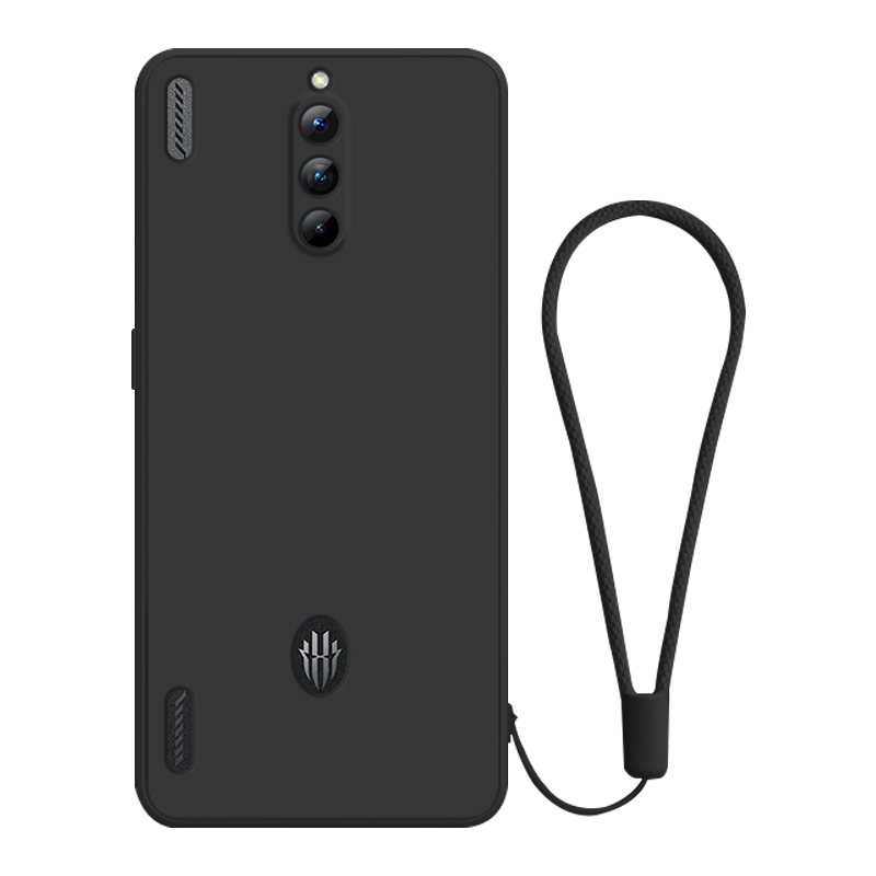 适用努比亚红魔8pro十手机壳直边液态硅胶红魔8pro+保护套纯色Nubia镜头全包防摔NX729J潮牌简约男女款